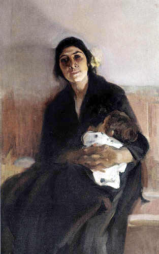 Joaquín Sorolla y Bastida - Joaquina, the gypsy woman