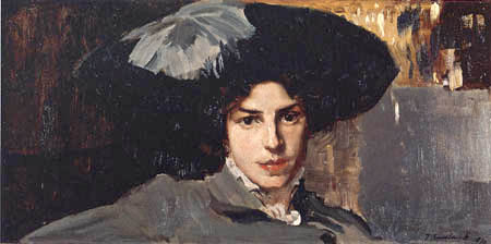 Joaquín Sorolla y Bastida - Mary with hat