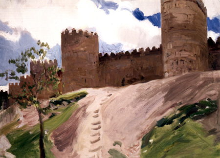 Joaquín Sorolla y Bastida - Walls of Ávila