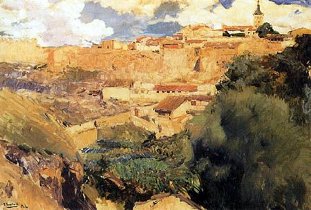 Joaquín Sorolla y Bastida - Walls of Segovia