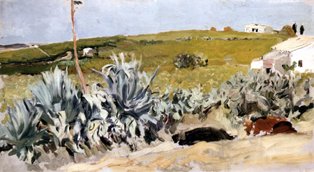 Joaquín Sorolla y Bastida - Landscape near Seville