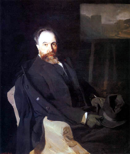 Joaquín Sorolla y Bastida - The painter Aureliano de Beruete