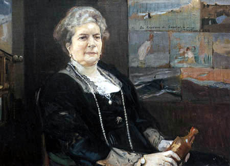 Joaquín Sorolla y Bastida - Porträt der Gräfin von Lebrija, Regla Manjón