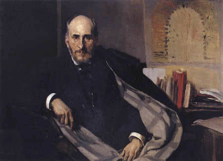 Joaquín Sorolla y Bastida - Portrait of Santiago Ramón y Cajal