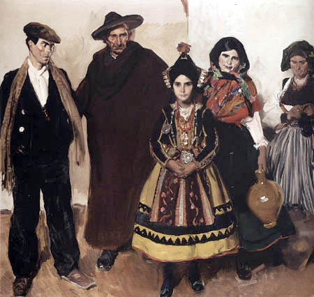 Joaquín Sorolla y Bastida - Types of Segovia