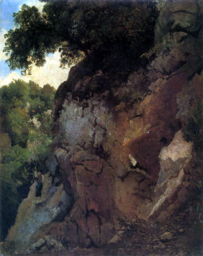 Johann Sperl - Paysage de montagne avec le vagabond