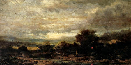 Carl Spitzweg - Evening landscape