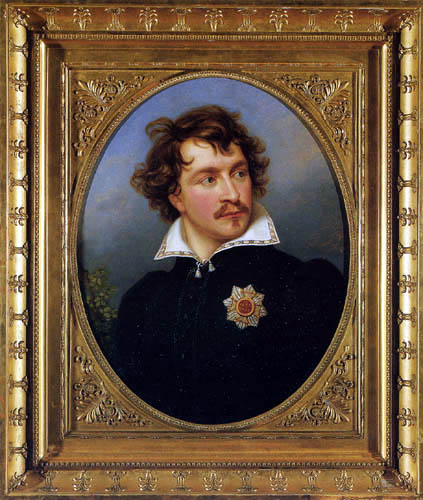 Joseph Karl Stieler - Ludwig I. as Crown Prince in old-German garb