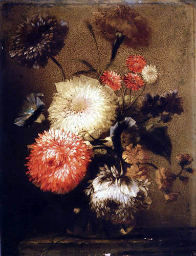 Franz Werner von Tamm - Mixed flowers in a glass vase