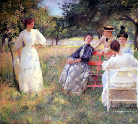 Edmund Charles Tarbell - In the Orchard