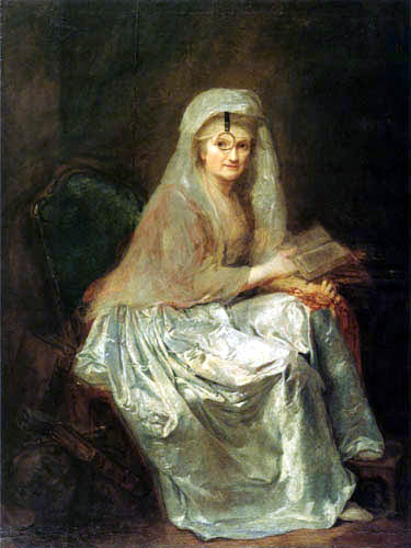 Anna Dorothea Therbusch - Liszewska (Lisiewski, Liesiewka) - Self portrait