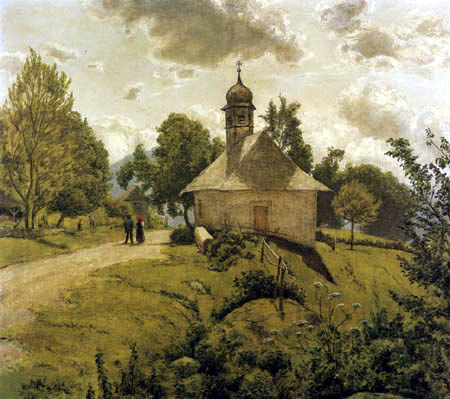 Hans Thoma - La chapelle