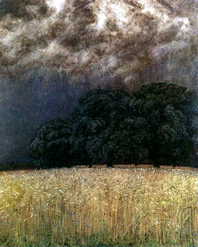Hans Thoma - The silence before the storm