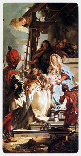 Giambattista (Giovanni Battista) Tiepolo - Adoration of the holy kings