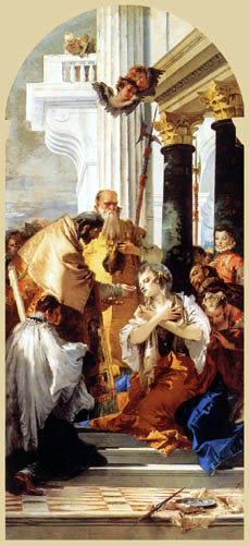 Giambattista (Giovanni Battista) Tiepolo - The last communion