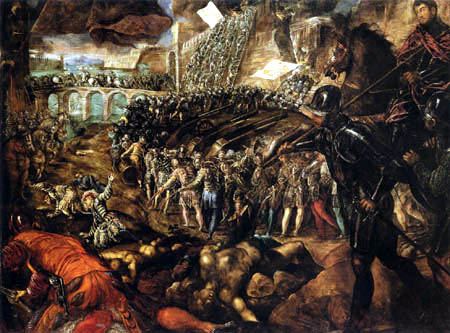 Tintoretto (Jacopo Robusti) - Federigo Gonzaga erobert Parma