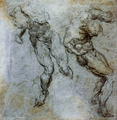 Tintoretto (Jacopo Robusti) - Männliche Aktstudien