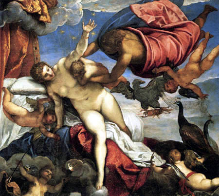 Tintoretto (Jacopo Robusti) - Die Entstehung der Milchstraße