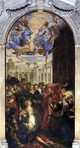 Tintoretto (Jacopo Robusti) - Santa Agnés
