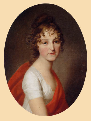 Johann Friedrich August Tischbein - Portrait of the Mrs. Mesmer
