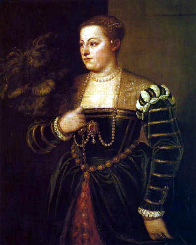 Titian (Tiziano Vecellio) - Tizians Tochter Lavinia