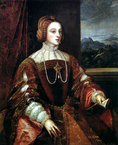 Titian (Tiziano Vecellio) - Isabella von Portugal