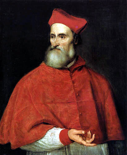 Titian (Tiziano Vecellio) - Portrait of Pietro Bembo