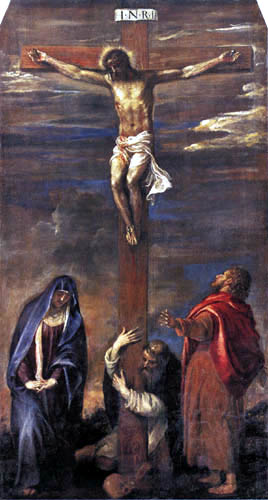 Tizian (Tiziano Vecellio) - Kreuzigung