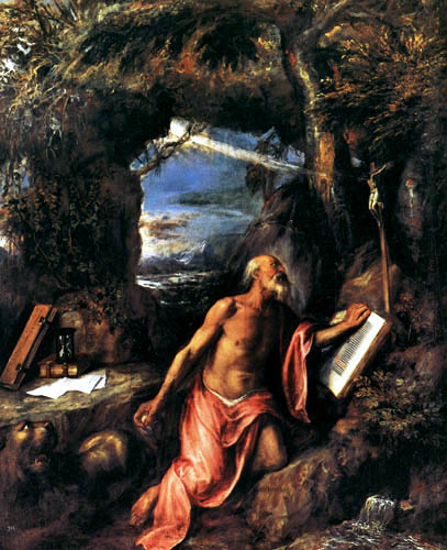 Titian (Tiziano Vecellio) - Saint Jerome