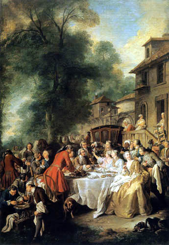 Jean-François de Troy - The hunting meal