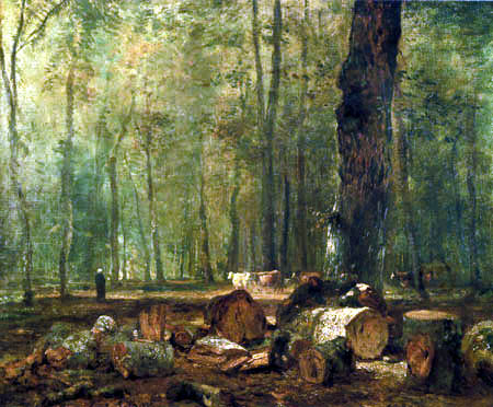 Constant Troyon - Wooded landscape