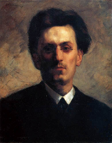 Wilhelm Trübner - Portrait of Carl Schuch