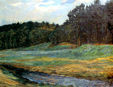 Wilhelm Trübner - Forest in Obing