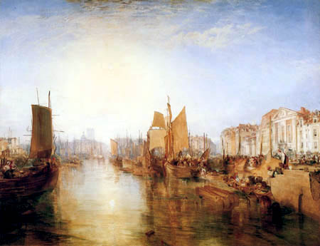 Joseph Mallord William Turner - The Harbor of Dieppe