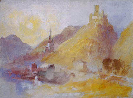 Joseph Mallord William Turner - Klotten et château fort Coraidelstein