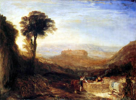 Joseph Mallord William Turner - Ansicht von Orvieto