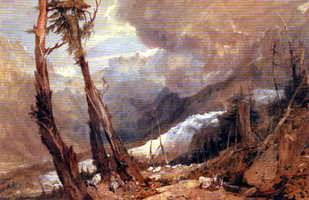 Joseph Mallord William Turner - Glacier et fontaine de l'Arveron