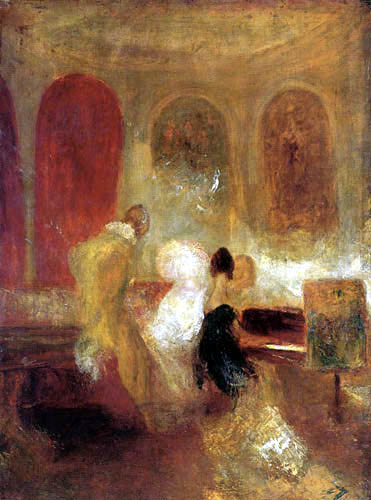 Joseph Mallord William Turner - Musicparty, East Cowes Castle