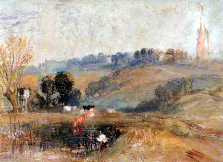 Joseph Mallord William Turner - Landscape near Petworth