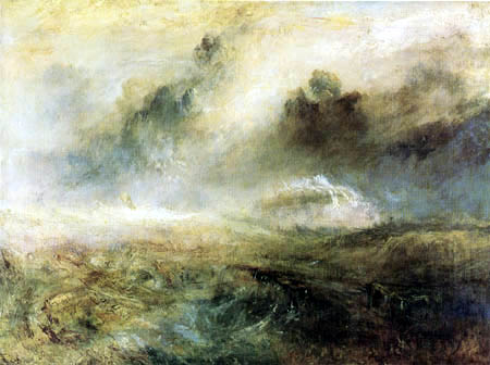 Joseph Mallord William Turner - Rough Sea with Wreckage
