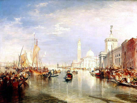 Joseph Mallord William Turner - Dogana und S.Giorgio Maggiore, Venedig