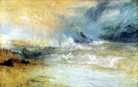 Joseph Mallord William Turner - Waves Breaking on a Lee Shore