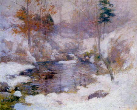 John Henry Twachtman - Winter landscape