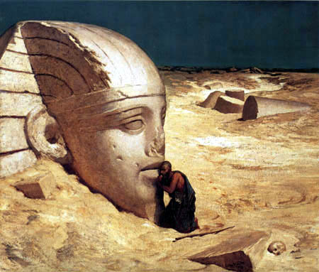 Elihu Vedder - The questioning of the Sphinx