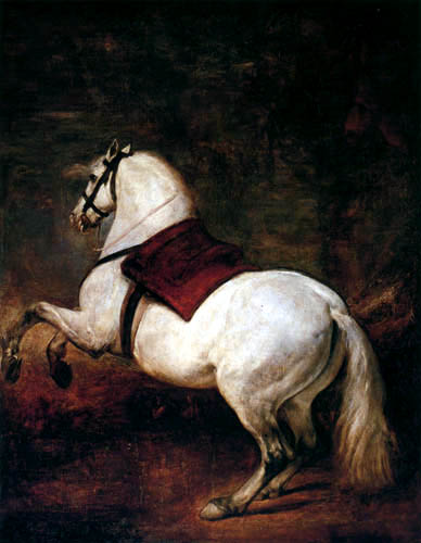 Diego R. de Silva y Velázquez - Steigendes Pferd