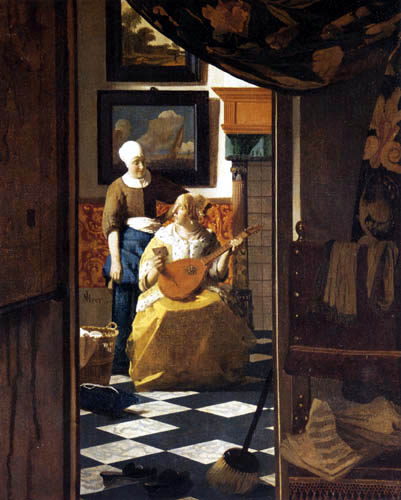 Jan Vermeer van Delft - Lettre d'amour