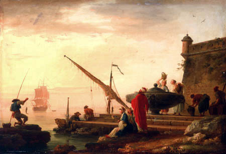 Claude-Joseph Vernet - An oriental Port