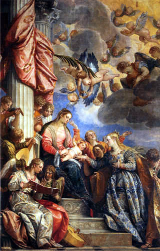 Paolo Veronese (Caliari, Cagliari) - The Mystic Marriage of Saint Catherine of Siena