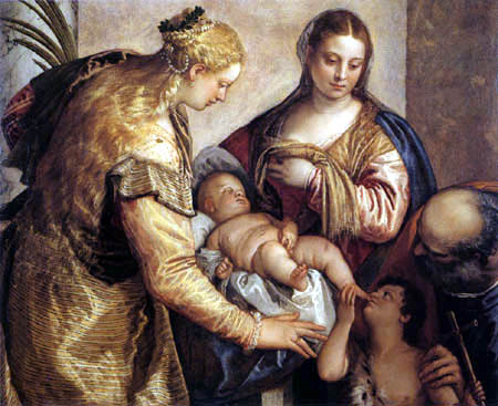 Paolo Veronese (Caliari, Cagliari) - The Holy Family