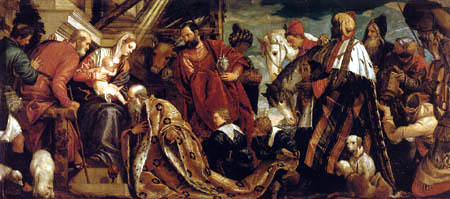Paolo Veronese (Caliari, Cagliari) - Adoration of the holy kings